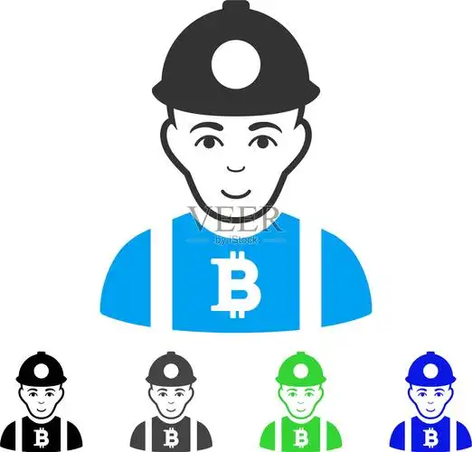 A close-up shot of a miner inspecting the cooling fans of a mining rig in a large mining farm.