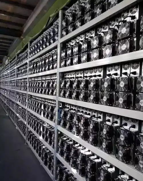 A close-up of advanced mining rigs that drive the cryptocurrency revolution